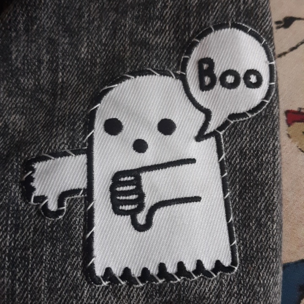 SOLD! DEATH BY COFFEE! Caffine lovers custom vintage acid washed denim jacket!!! - Picture 2 of 11